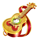 moo moo moo guitar symbol icon