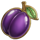 moon joker plum symbol icon