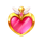 moon princess extreme heart symbol icon