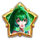 moon princess stargazing green symbol icon