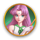 moon princess trinity green symbol icon