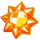 moonlight angel sun symbol icon