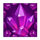 mount magmas purple crystals symbol icon