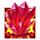 mount magmas red crystals symbol icon