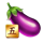 mr chili pepper dice big win eggplant symbol icon