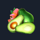mr mostacho avocado symbol icon