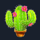 mr mostacho cactus symbol icon