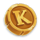 ms robin hood k symbol icon