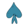 muddy waters spade symbol icon