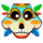 muertos locos head 5 symbol icon