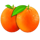 multi hot 5 wild oranges symbol icon