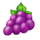 multi ruby grapes symbol icon