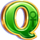mummy coins q symbol icon