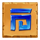 mummys gold blue symbol icon