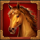 mustang and stallions horse brown symbol icon
