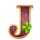 mustang and stallions j symbol icon