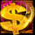 mustang money energized dollar symbol icon