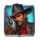 mustang rush gunman symbol icon