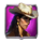 mustang rush lady symbol icon