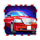 mystery fox christmas party red limousine symbol icon