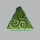 mystery museum green triangle stone symbol icon