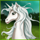 mystic charm unicorn symbol icon