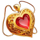 mystic charms heart symbol icon