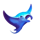 mystic dolphin charge up fish symbol icon