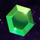 mystic gems green symbol icon