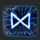 mystic rift blue sign symbol icon