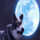 mythic wolf sacred moon wolf symbol icon