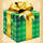 naughty or nice present symbol icon