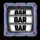 neon fruits bar symbol icon