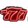 neon party triple seven symbol icon