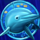 neptune treasure dolphin symbol icon