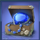net gains chest with gems symbol icon