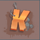 net gains k symbol icon