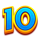 new tiger of fortune 10 symbol icon