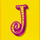 new year monkey jackpot j symbol icon