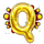 new years eve fortune q symbol icon
