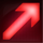 night trax red upwards symbol icon