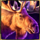 night wolf frozen flames elk symbol icon
