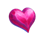 night wolf heart symbol icon
