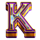 nile jewel k symbol icon