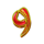 nine tailed fortune 9 symbol icon