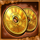 nine tailed fortune coins symbol icon