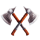 northern raider ax symbol icon