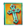 nunchucks cross symbol icon