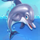 ocean spray dolphin symbol icon