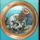 ocean treasure skull symbol icon